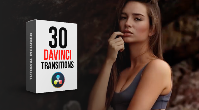 30 Seamless Transitions for DaVinci Resolve from Content Creator Templates