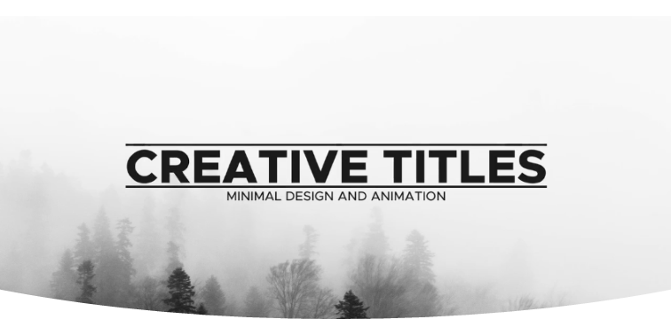 Elegant Title Presets from Content Creator Templates