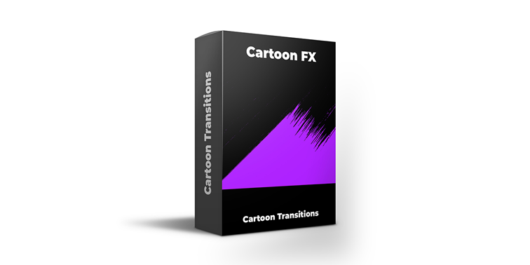 Cartoon FX DaVinci Resolve transition packs from Content Creator Templates