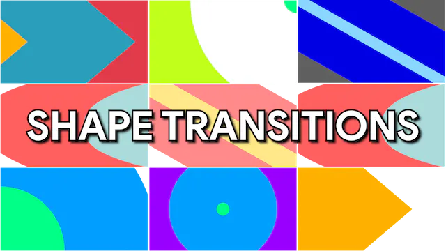 Shape DaVinci Resolve transition packs from Content Creator Templates